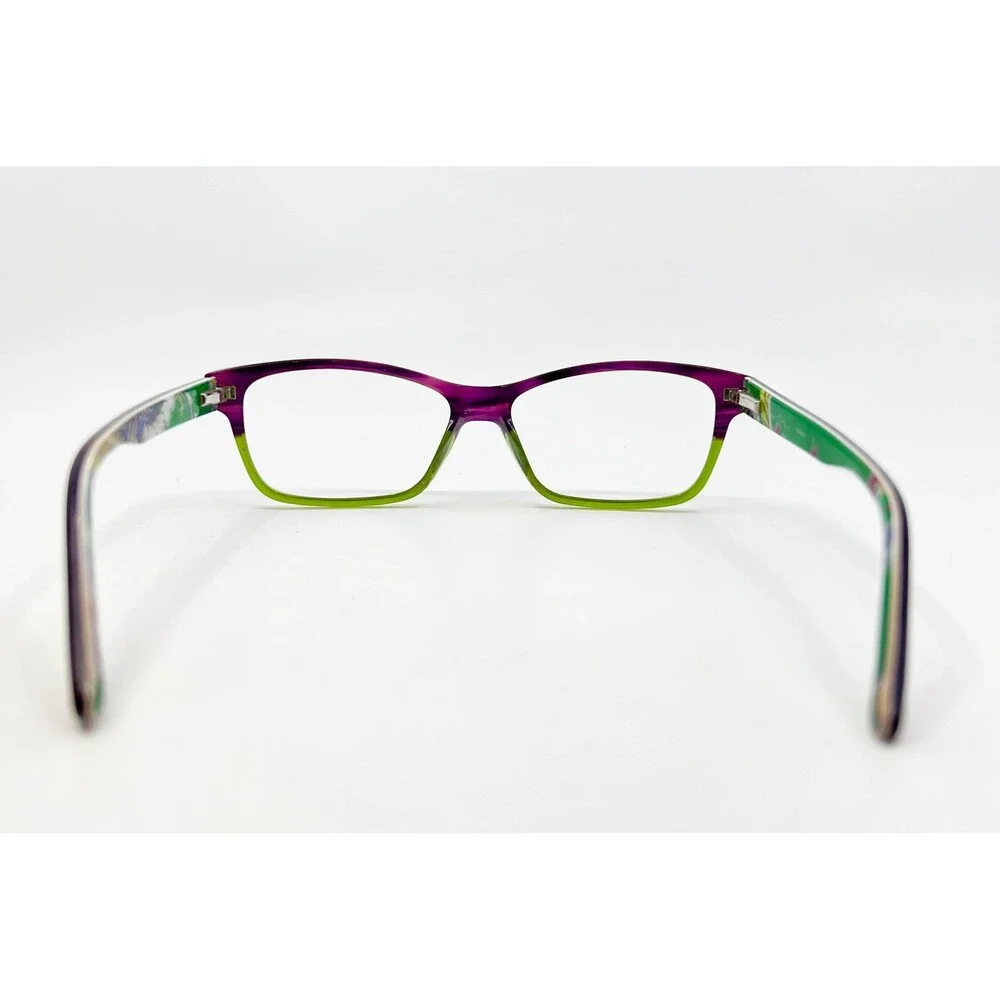 Vera Bradley Eyeglass Frames Womens Purple Green Floral VB Aster 50-13-130